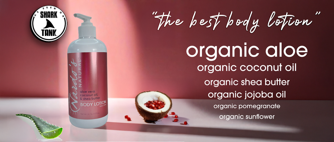 Best Organic Body Lotion | Organic Coconut Oil, Shea Butter, Aloe Vera, & More