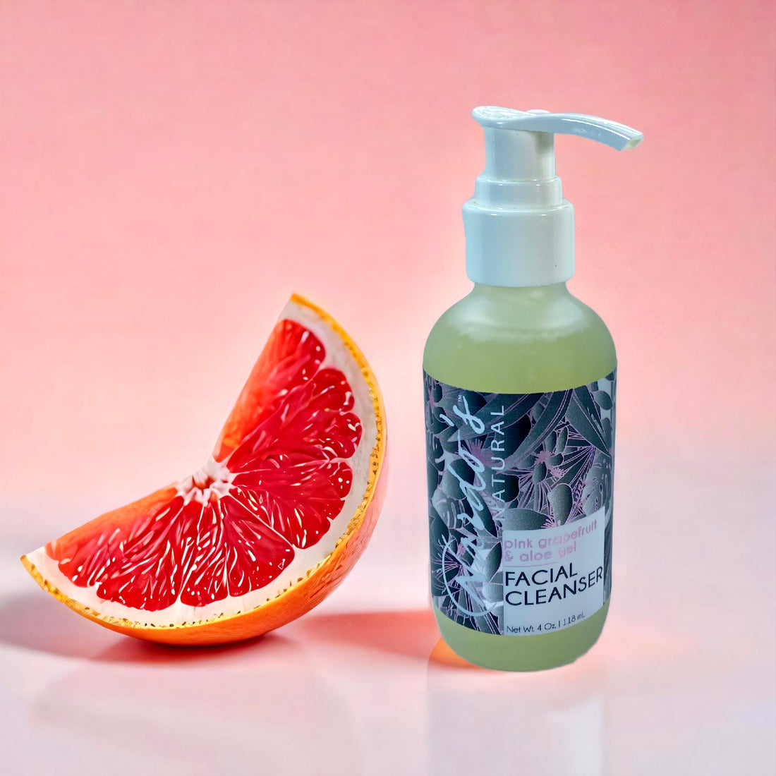 New Product Alert** Pink Grapefruit and Aloe Vera Gel Facial Cleanser
